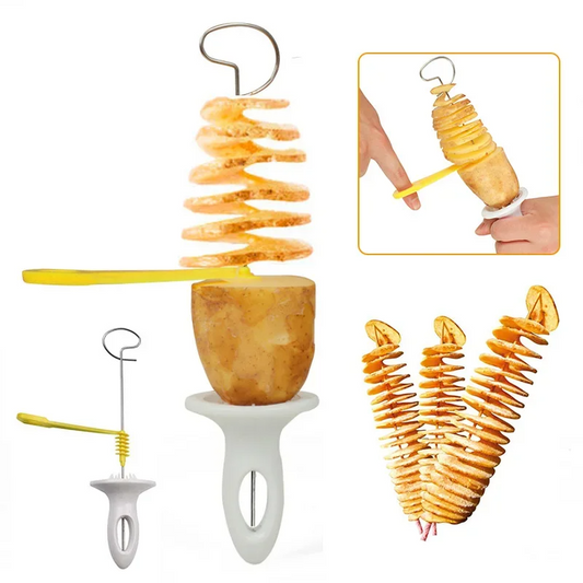 Kitchen Whirlwind Potato Spiral Cutter Potato Tower Making Machine Vegetable Slicer