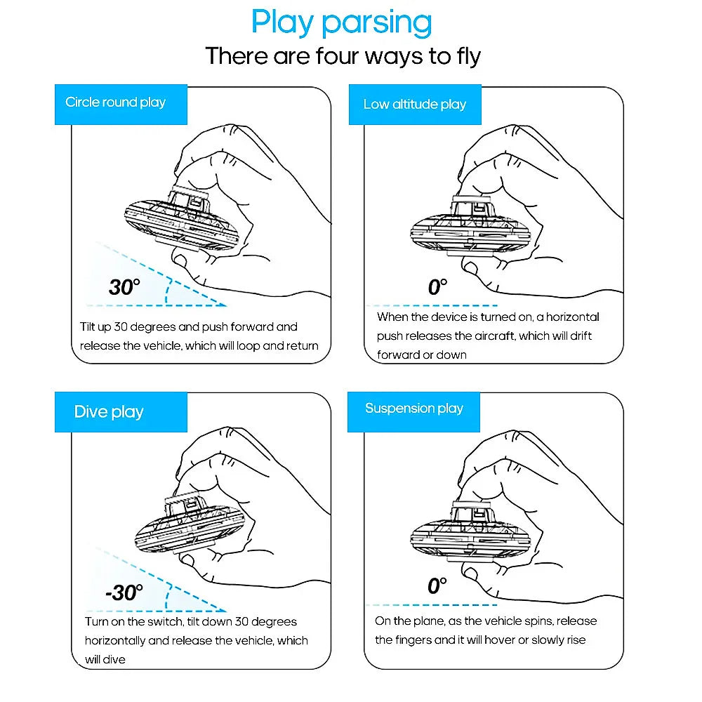 Flashing Gyroscope Spinning Children Hand Turn Rotating Gyro Toys