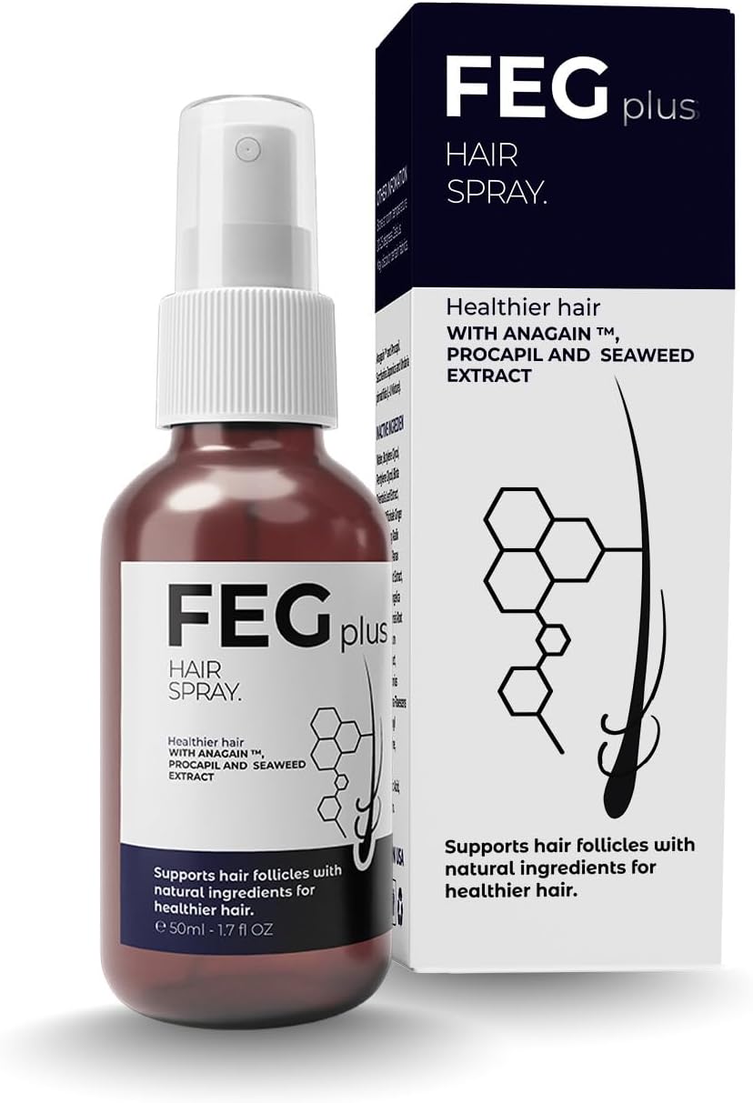 FEG Minoxidil Hair & Beard Growth Serum – Faster Growth, Strength & Nourishment